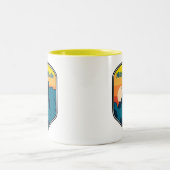 ミドルパリサードカリフォルニアサンライズ ツートーンマグカップ (中央)