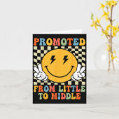 ミドルブラザーシスターの幼児ベビーアンに昇格 カード (黄色い花)