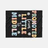 ミドルブラザーシスターの幼児ベビーアンに昇格 フリースブランケット (正面(横))