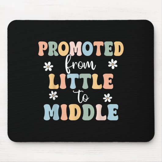 ミドルブラザーシスターの幼児ベビーアンに昇格 マウスパッド (正面)