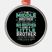 ミドルブラザーニュービッグブラザー メタルオーナメント (正面)