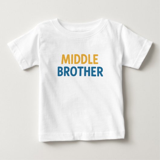 ミドルブラザー ベビーTシャツ (正面)