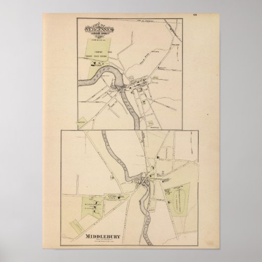 ミドルベリーの町 ポスター (正面)