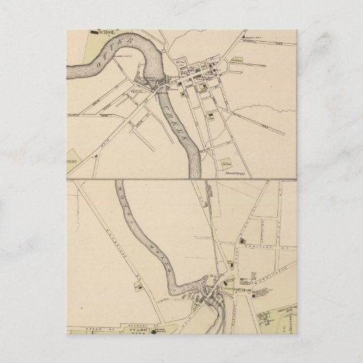 ミドルベリーの町 ポストカード (正面)