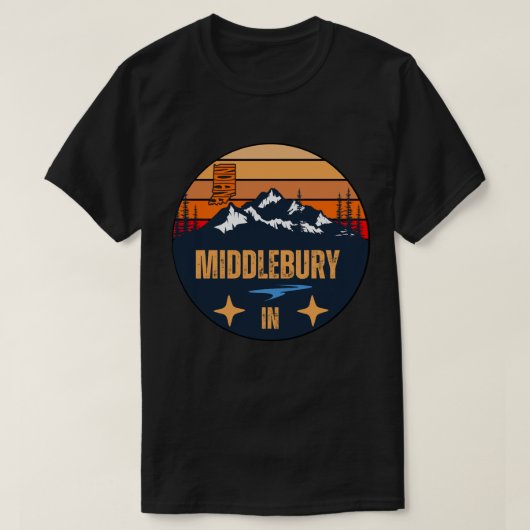 ミドルベリー, インディアナ州 Tシャツ (デザイン正面)