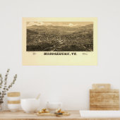 ミドルベリーVT 1886 ポスター (キッチン)