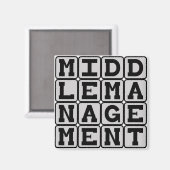 ミドルマネジメント、企業の使い走り マグネット (正面/裏面)