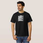 ミドルリドルディドル メンズ面白Tシャツ Tシャツ (正面フル)