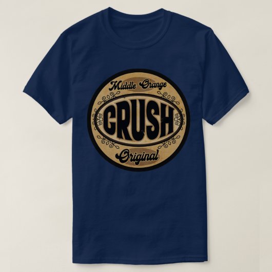 ミドル・オレンジ・クラッシュ Tシャツ (デザイン正面)