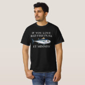 ミナおもしろいーもし、あなたは悪い魚のパンが好きミナウ Tシャツ (正面フル)