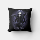 ミナのゴシック様式青い私を吸血鬼の妖精の枕かみます クッション (正面)