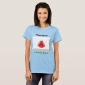 ミナスジェライス国旗の宝石 Tシャツ (正面フル)