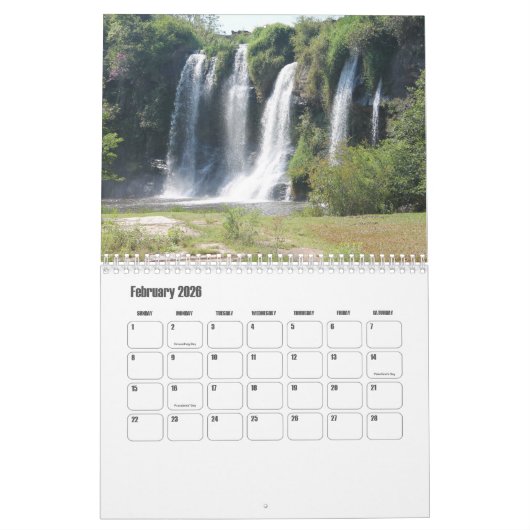 ミナスジェライス – ブラジル暦 カレンダー (2月 2026)