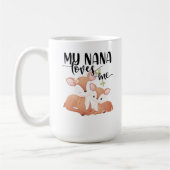 ミナナが愛してる雌犬と子豚 コーヒーマグカップ (左)