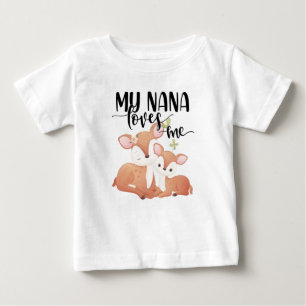 ミナナが愛してる雌犬と子豚 ベビーTシャツ