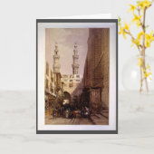 ミナレットとミートウェイズロバーツ/ハヘアートの入り口 カード (黄色い花)