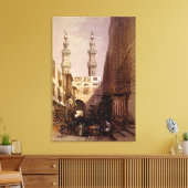 ミナレットとミートウェイズロバーツ/ハヘアートの入り口 キャンバスプリント (インサイチュ (リビング))