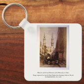 ミナレットとミートウェイズロバーツ/ハヘアートの入り口 キーホルダー (正面)