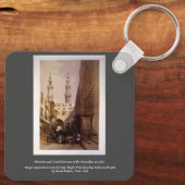 ミナレットとミートウェイズロバーツ/ハヘアートの入り口 キーホルダー (裏面)