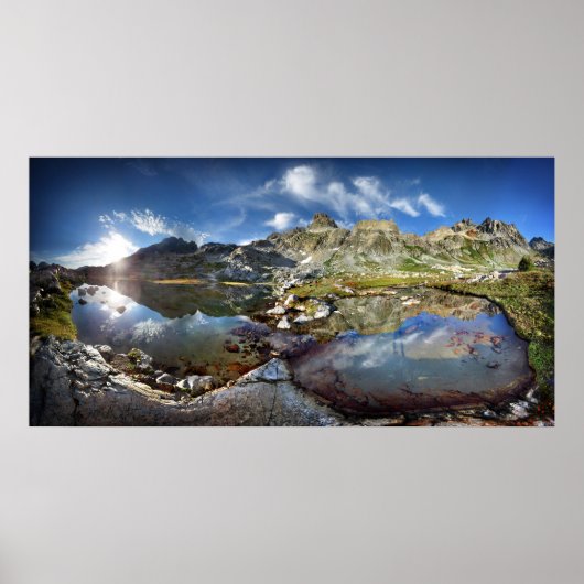 ミナレットの下のアッパーエディザ湖流域 – シエラ ポスター (正面)