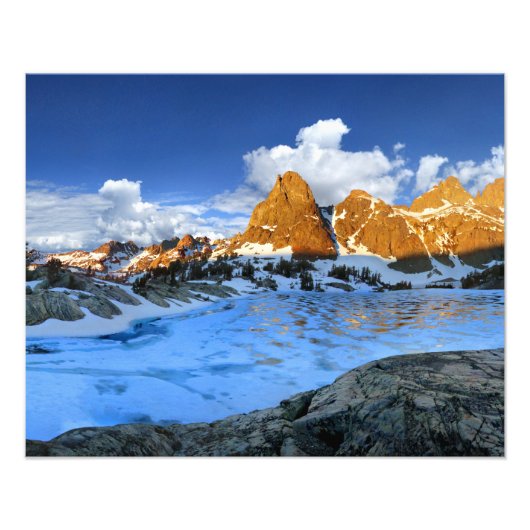 ミナレット湖サンライズ2 – シエラネバダ フォトプリント            (正面)