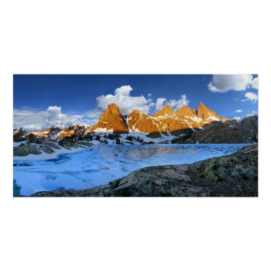 ミナレット湖サンライズ2 – シエラネバダ ポスター (正面)