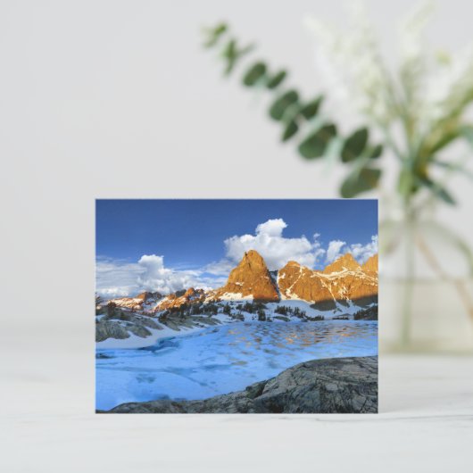 ミナレット湖サンライズ2 – シエラネバダ ポストカード (スタンド正面)