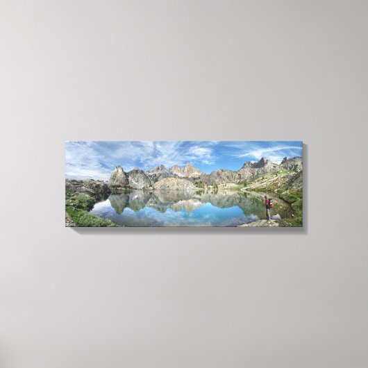 ミナレット湖2 – アンセルアダムス荒野 – シエラ キャンバスプリント (正面)