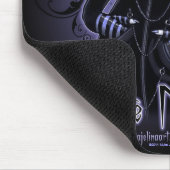 "ミナ"のゴシック様式青い私を吸血鬼の妖精のマウスパッドかみます マウスパッド (コーナー)