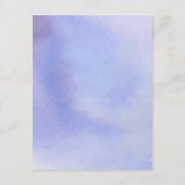 ミニかわいらしウォーターカラー2025卒業招待状 エンクロージャーカード (裏面)