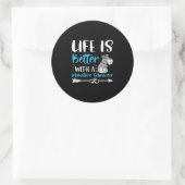 ミニアおもしろいの方が女子シュナウザーの方が良い ラウンドシール (バッグ)