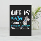 ミニアおもしろいの方が女子シュナウザーの方が良い 案内状 (スタンド正面)