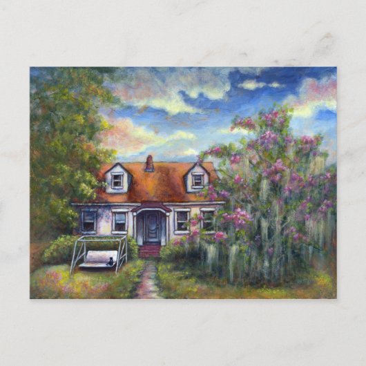 ミニアートキャットツリーモススウィングサザンホームラブ ポストカード (正面)