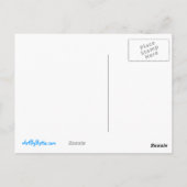 ミニアートキャット&バードムーンポストカード ポストカード (裏面)