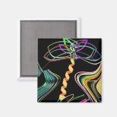 ミニアートネオンパーム マグネット (正面/裏面)