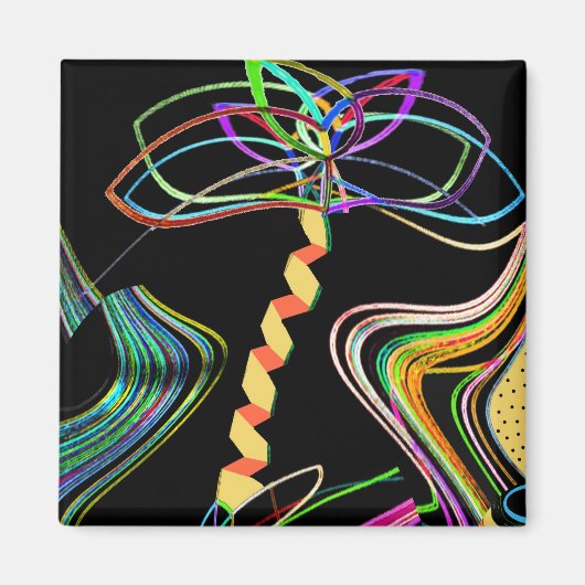 ミニアートネオンパーム マグネット (正面)