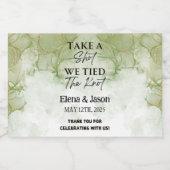 ミニウイスキーのボトルラベル – リキュールラベル結婚- s リキュールボトルラベル (シングルラベル)