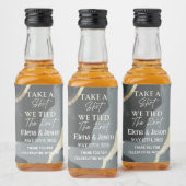 ミニウイスキーのボトルラベル – リキュールラベル結婚- s リキュールボトルラベル (ボトル)