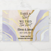 ミニウイスキーのボトルラベル – リキュールラベル結婚- s リキュールボトルラベル (シングルラベル)