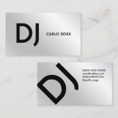 ミニエレガントマフェイクリズム銀  名刺 (正面/裏面)