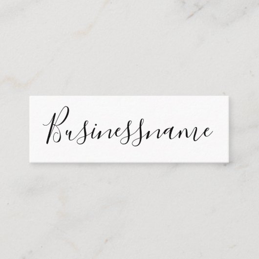 ミニエレガントマモダンリストトレンディー ロイヤリティカード (正面)