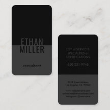 ミニエレガントマリモダンズム主義の黒と灰色の縦