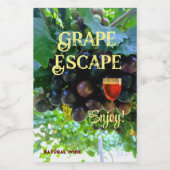 ミニエンティキング天然ワインブドウ ワインラベル (シングルラベル)