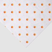 ミニオレンジ水玉模様 薄葉紙 (詳細)