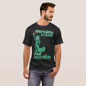 ミニオンは自由を求める Tシャツ (正面フル)