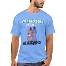 ミニオンズウィーおもしろいメイデンズおたくTシャツ