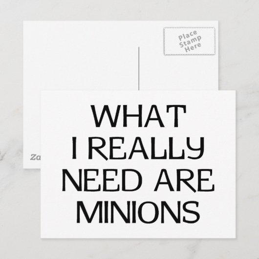 ミニオン ポストカード (正面/裏面)