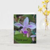 ミニオーキッドアップクローズ カード (黄色い花)