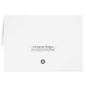 ミニオーストラリア羊飼いグリーティングカード (裏面横)