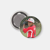 ミニカスタムフォトマグネット – スポーツチームサポート！ マグネット (正面/裏面)